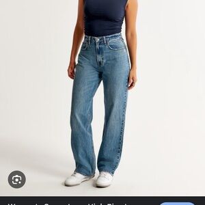 Abercrombie&Fitch Curve Love High Rise Loose Jean